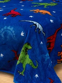 DECO HOGAR Cobertor Ligero Suave Individual - Azul Marino - Ver 3