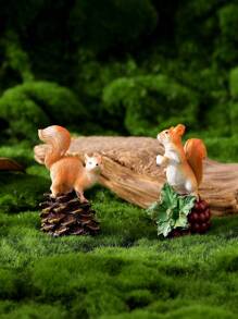 1pc Nhựa Sáng Tạo Tiệc Lễ Tạ Ơn Bí Ngô Sóc Trang Trí Để Bàn, Quà Tặng Ngày Lễ Tốt Nhất Cho Vườn, Ban Công, Trang Trí Nhà Cửa - nhiều màu - Xem 11