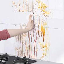 10pcs Faux Marble Wall Sticker, Waterproof Bathroom Floor Tiles Self-Adhesive Wallpaper For Kitchen, Bedroom, Living Room - Multicolor - View 5