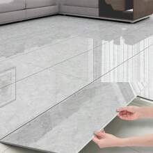 10pcs Faux Marble Wall Sticker, Waterproof Bathroom Floor Tiles Self-Adhesive Wallpaper For Kitchen, Bedroom, Living Room - Multicolor - View 8