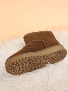 2024 Short Snow Boots Women, Winter Warm Thermal Lined Ankle Snow Shoes, Anti-Slip, Padded, Suitable For Cold Weather