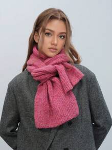 1 szt./zestaw: szalik i czapka dzianinowa w stylu vintage, w kolorowe gradienty, ciepły i wiatroszczelny, idealny na zewnątrz, do codziennych dojazdów, jesień/zima