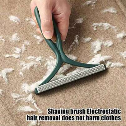 1 st. Husdjur Dubbelsidig Omvårdnad Räfsa Manual Hårborttagning Borste