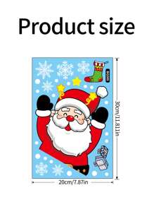 Static Cling Christmas Decorations, Window Glass Stickers, Christmas Stickers For Windows  Christmas Decor  Home Decor Room Decor - Multicolor - View 19