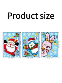 Static Cling Christmas Decorations, Window Glass Stickers, Christmas Stickers For Windows  Christmas Decor  Home Decor Room Decor - Multicolor - View 18