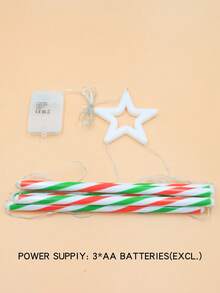 1 dây đèn LED hình ngôi sao 96 bóng 1,55m dùng để trang trí Giáng sinh, cầu thang, trang trí phòng, cây thông Noel, trang trí phòng, trang trí Giáng sinh, đèn Giáng sinh, trang trí phòng ngủ, trang trí nhà, trang trí tiệc, lễ hội ngày lễ, quà tặng Giáng sinh, lễ tạ ơn, trang trí cây thông Noel - màu sắc - Xem 3