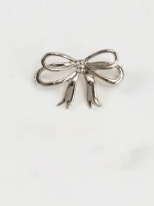 1pc Extra Large Rhinestone Bow Shaped Shoelace Charm, DIY Shoe Decor Accessory Suitable For Sneakers & Canvas Shoes