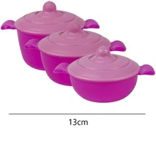 Girl's Kitchen Toy Pan Complete Set 11 Pieces Children's Pans - Nhiều màu - Xem 5