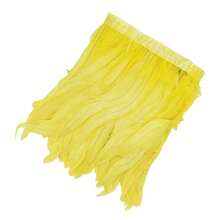 2M 25-30cm Artificial Rooster Tail Feather Trim Ribbon DIY Wedding Dresses Accessory Sewing Plume Headwear Carnival White Feathers Crafts Decoration - Multicolor - View 19