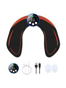 微电流脉冲，EMS脉冲腹部健身器，臀部美容仪，肌肉训练仪，神奇腹肌贴，可充电腹部健身器 - 彩色 - 查看 3