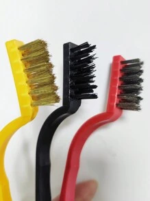 Conjunto De 3 Cepillos De Limpieza Para Cocina De Gas, Cepillo Para La Limpieza De Aceite De Cocina, Cepillo Pequeño De Alambre De Acero Para Cocina De Gas Y Campana