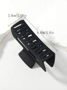 1 Máy Tính Nữ Thiết Kế Hình Chữ Nhật Rỗng Ra Vuốt Tóc Thời Trang Để Trang Trí Tóc Thông Thường - Đỏ - Xem 9