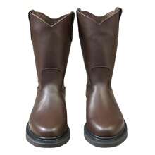 Botas Tipo Establo Para Trabajo, Botas para Hombre, Botas Lechugueras y Ganaderas, Botas American Welt - Marrón - Ver 7