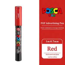 UNI PC-1M PC-3M Feutre Acrylique Marker Pen Poster Graffiti Marker Advertising Pen Waterproof Student Office Supplies Painting Art Pens Back To School