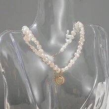 1 件珠宝展示胸围架、女性肖像装饰配件、珠宝吊坠展示架、摄影道具、居家办公室装饰 - 彩色 - 查看 5