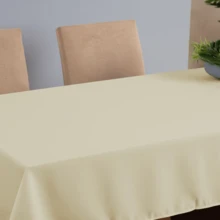 Red Christmas Tablecloth 2.00m X 1.40m 6 Places Oxford Fabric - 米色 - 查看 2