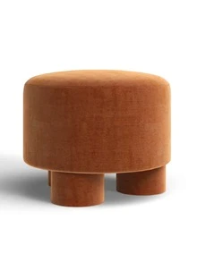 OTTOMAN, NEIL FOOTREST - Burnt Orange - View 4
