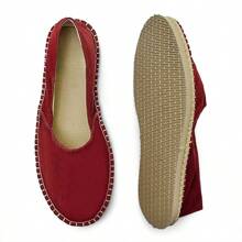 Women's Espadrille Shoes Lightweight Comfortable Everyday - 紫紅色 - 查看 1
