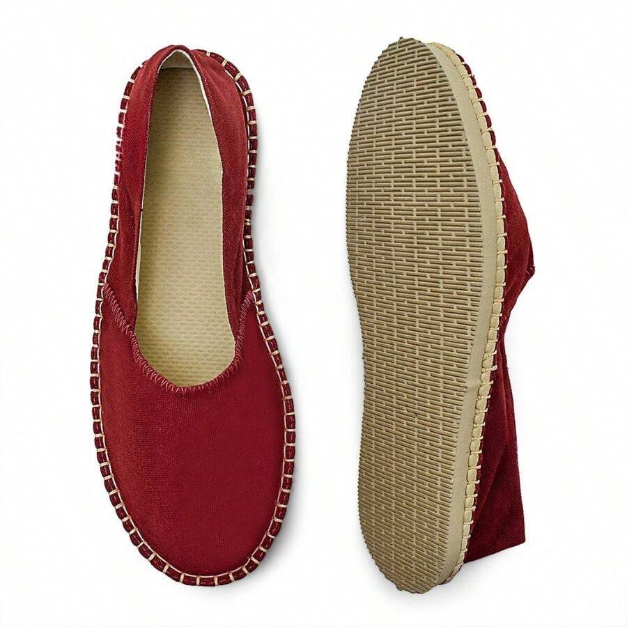 Women's Espadrille Shoes Lightweight Comfortable Everyday - 紫紅色 - 查看 1