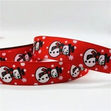 1pc 2yards 25mm Ruy băng trang trí Giáng sinh in Ruy băng Polyester Giáng sinh cho thiết kế thủ công - Chọn màu sắc - Xem 16