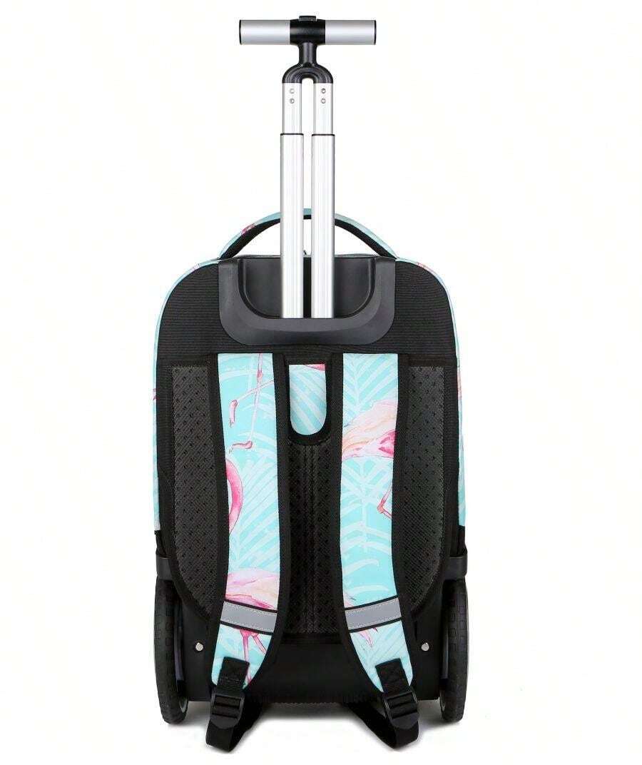 1pc Rolling Luggage Bag Travel Trolley Suitcase With Wheels, Large