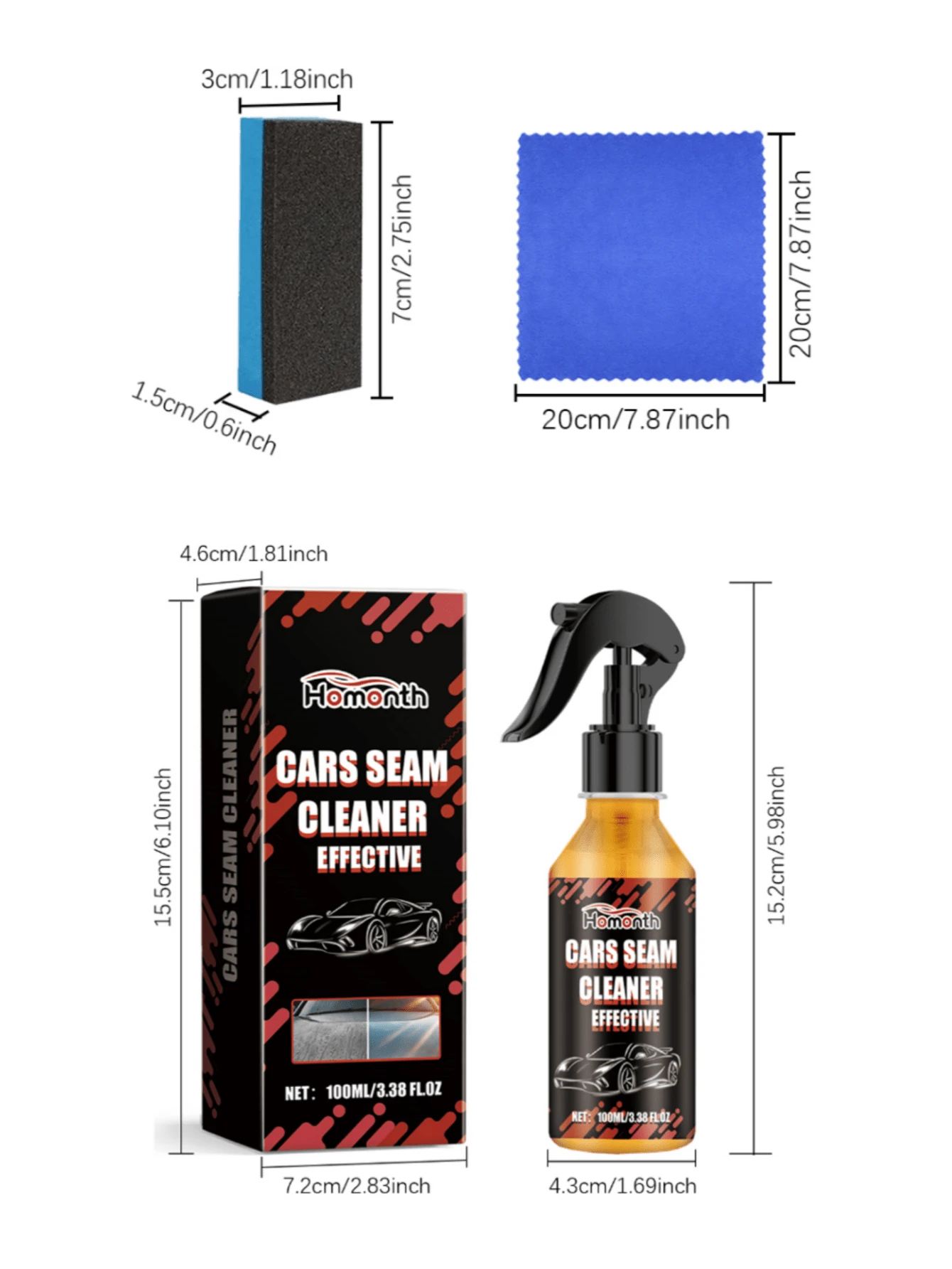 Car Water Stain Cleaner Car Decontamination And Degreasing Gentle Care