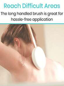 Back Applicator, For Elderly, Women, Moisturizing, Sunscreen, Skin Cream Applicator Brush, Wooden Handle, Bath Brush Head, Lotion Spreader,Bag,Organizer,Storage,Hair Clips