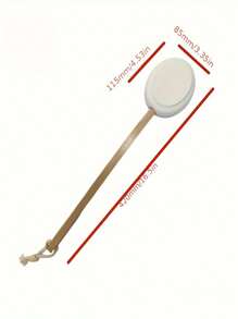 Back Applicator, For Elderly, Women, Moisturizing, Sunscreen, Skin Cream Applicator Brush, Wooden Handle, Bath Brush Head, Lotion Spreader,Bag,Organizer,Storage,Hair Clips