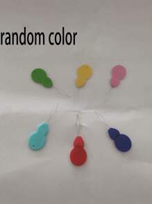 10 chiếc máy khâu gia đình xỏ kim nhanh dụng cụ xỏ kim hình quả bầu, màu sắc ngẫu nhiên - Nhiều màu - Xem 6