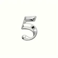 1 pieza Número de dirección de la casa, Placa de número de puerta 3D, Pegatina de número autoadhesiva del 0 al 9, Número de dirección de calle de la casa, Calcomanía de edificio, Apartamento, Oficina, Mejor regalo para habitación de hotel