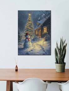 Tranh khảm kim cương 5D DIY - Phong cảnh Giáng sinh tuyệt đẹp, Bộ nghệ thuật kim cương, Trang trí tường bằng tranh khảm - Nhiều màu - Xem 5