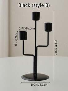 Romantic European Home Candlelight Dinner Wedding Decoration,Taper Candlestick Holders Metal Candle Stick Holders,Room Decor,Home Decor Modern Iron Candlestick For Romantic Wedding, Dinner, And Party Decor - Tall Candle Stand With Gothic Design For Home And Halloween Room Decor Home Decor Easter Decor Wedding Items