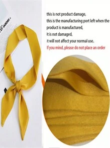 Satin hẹp dài khăn quàng cổ mỏng ruy băng băng đô buộc tóc cổ tay trang trí khăn quàng cổ thắt lưng cho phụ nữ - A - Xem 11