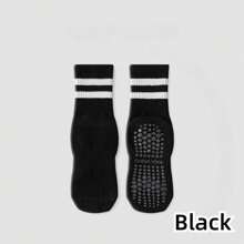 1/3/6 Pairs Pilates Socks With Grips For Women-Non-Slip Yoga Socks For Ballet Dance Barefoot Workout Pregnant Crew Socks - Mouldless - View 14
