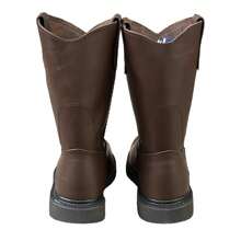 Botas Tipo Establo Para Trabajo, Botas para Hombre, Botas Lechugueras y Ganaderas, Botas American Welt - Marrón - Ver 8