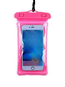 户外运动沙滩游泳防水手机壳粉色巡航必备运动包运动包钱包夏季度假旅行度假泳池 - 粉色 - 查看 2