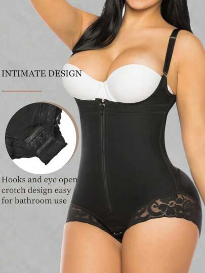 1 pieza Moldeador corporal sin costuras para mujeres, cintura cincelada, levantamiento del trasero, control del abdomen, transpirable, apropiado para uso diario