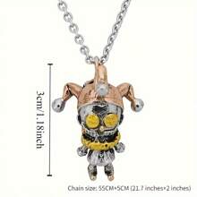 New Style Men's Vintage Joker Doll Pendant Necklace