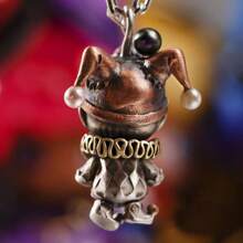 New Style Men's Vintage Joker Doll Pendant Necklace