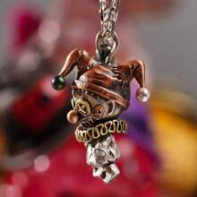 New Style Men's Vintage Joker Doll Pendant Necklace