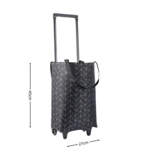 1pc Portable Foldable Shopping Cart, Wheeled Grocery Bag, Multi-Function Supermarket Pull Cart, Lightweight Trolley, Gift Packaging Bag Gift Packaging Bag - Multicolor - View 12