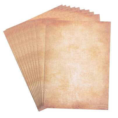 30 张复古纸、漂亮纸、古董纸、剪贴簿复古纸、复古打印纸，适用于喷墨打印机和激光打印机，也可手写。