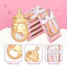 12件套婴儿开瓶器礼盒套装，适用于宝宝性别揭晓派对、生日派对、礼物、情人节、厨房和酒吧用品、派对礼品 - 彩色 - 查看 9