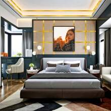 1 卷，1968.5 英寸，金色金属和纸质镜面胶带，DIY 金属金色艺术胶带，自粘金属化聚酯薄膜胶带，用于工艺品装饰和礼品包装，透明珠宝金属胶，升级透明胶液融合织物胶 - 彩色 - 查看 8