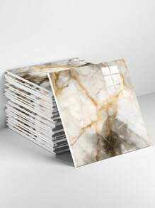 10/20PCS Marble Wall Panels Peel And Stick Backsplash Marble Look Tile, Ideal For: Kitchen Bathrooms Living Rooms Bedrooms Fireplace Shower Tile, Renovation Stickers Peel Wall Panels, Wall Paper, Wallpapers, Spring Decoration Items Refresh Your Home, Rama Decoration Stickers