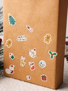 1 Piece Of Sticker, Handmade Tent Sticker, Shaped Roll Pack Sticker, Gift Decoration, Sticker Birthday - Multicolor - View 3