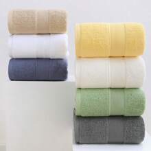 3pcs Thickened Towel Absorbent Face Wash Towel Hotel Soft Embroidered L Towel Face Wash Towel Home Bathroom Decor Fall Decor Back To School For Beauty Salon Home Bathroom Shower Towels For Beaty Salon, Hotel Sports,Home Essentials, Towel, Skin Care