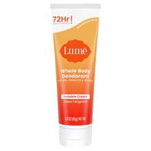 2 PCS  Whole Body Deodorant - Invisible Cream Tube - 72 Hour Odor Control - Aluminum Free, Baking Soda Free, Skin Safe - (Clean Tangerine)