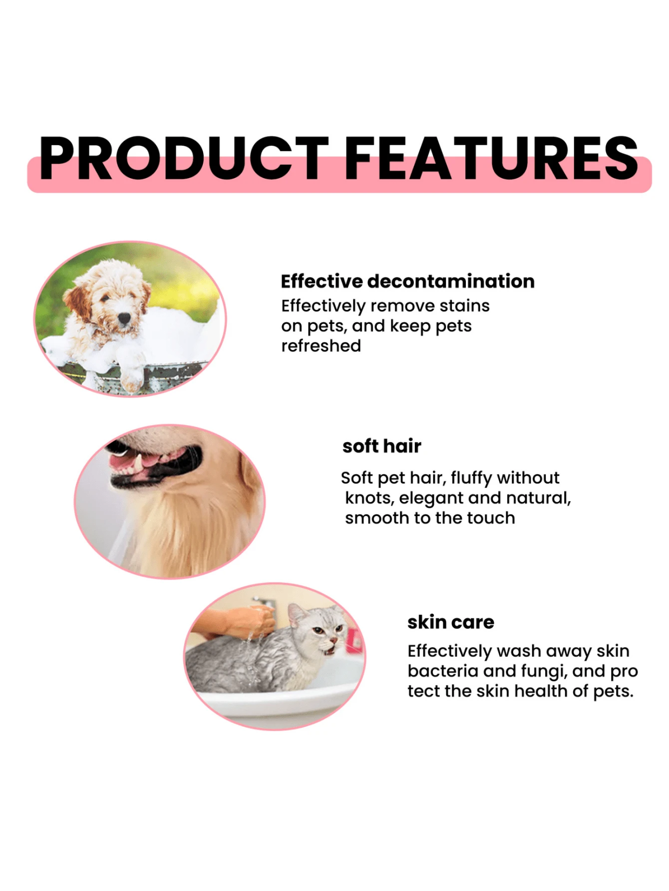 Pet Soap Relieves Itchy Skin For Cats & Dogs, Conditions Fur, Long