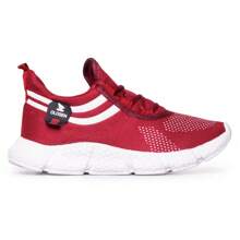Men's Women's Tennis Shoes Soft Lightweight Comfortable For Gym Running Walking Sports Everyday - 紫紅色 - 查看 2